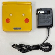 Nintendo Game Boy Advance SP AGS 101 Pikachu Handheld System - Yellow- ORIGINAL