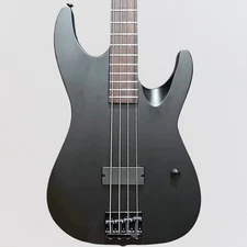 ESP LTD M-4 Black Metal 4 String Electric Bass Guitar - Satin Black