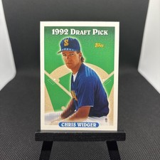 1993 Topps Rookie Baseball Card #632 Chris Widger RC. rookie card picture