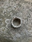 Vintage Brutalist Modernist Thai Hill Tribe Silver Freeform Wire Wide Cigar Band — photo 4