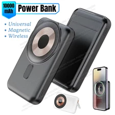 10000mAh Power Bank Magnetic Battery Pack Wireless Charger for iPhone 16/15/14