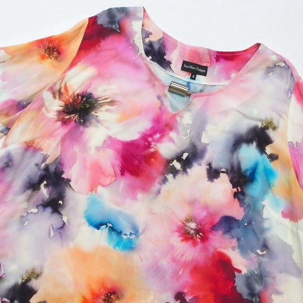 Women Jean Marc Shirt Multicolor Viscose 48 / 4XL