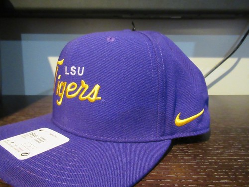 LSU Tigers Nike Pro Flat bill Snapback hat new with tags Free Ship - Picture 2 of 6