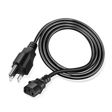 3 Prong Projector Power Cord for Epson, Optoma, Dell, Canon, BenQ, ViewSonic,...
