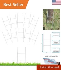 10 Heavy-Duty Metal Yard Sign Stakes - 18'' x 7'' for Events  Halloween