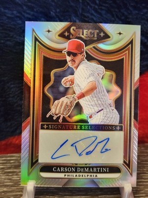 2025 Panini Select - Carson DeMartini Selective Signatures Silver Prizm #SS-CD