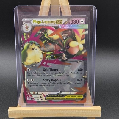 NM + Mega Lopunny ex 084/094 - Phantasmal Flames Holo Double Rare - Pokemon TCG