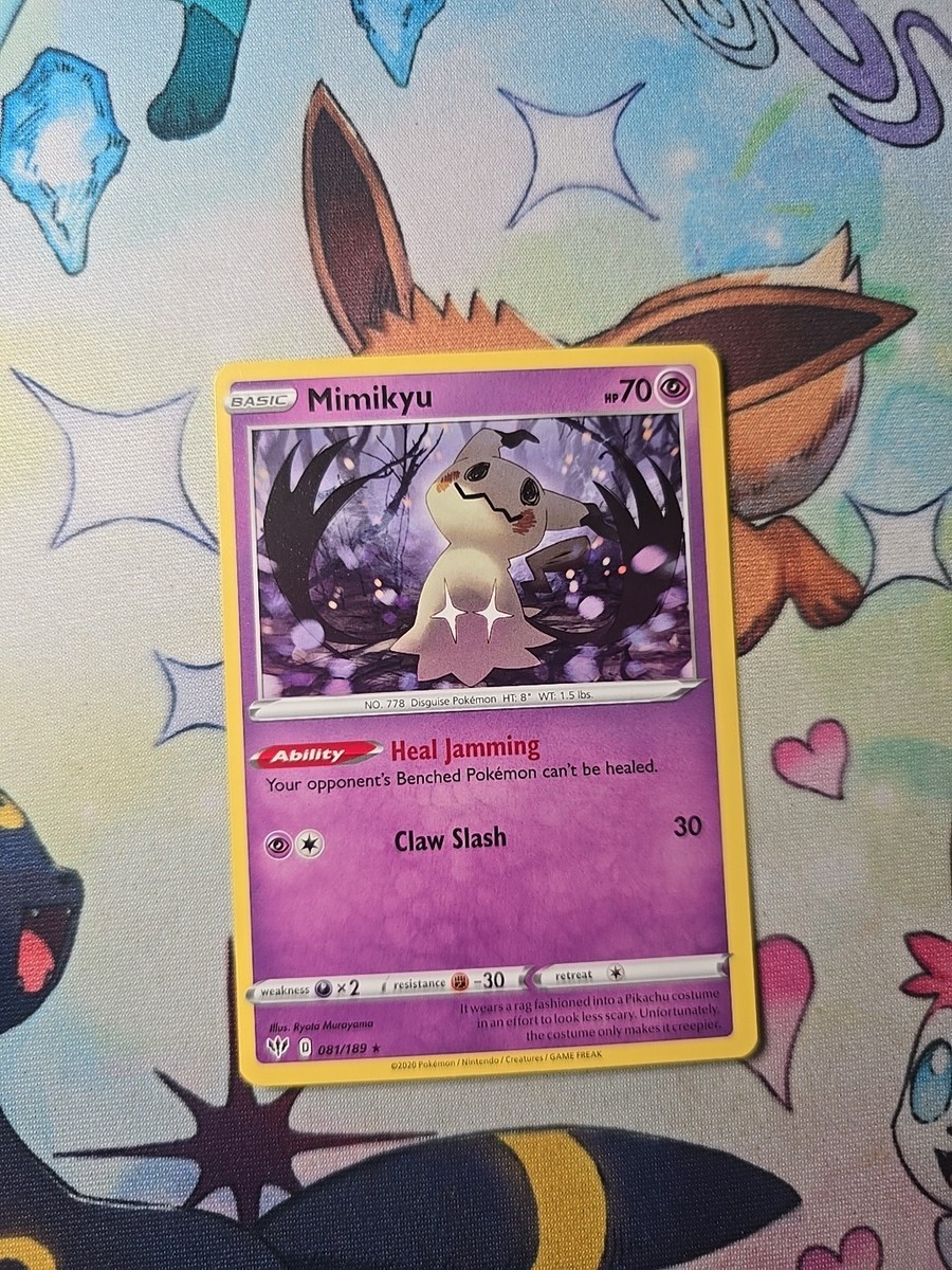 Mimikyu 081/189 Swsh03: Darkness Ablaze Regular | eBay