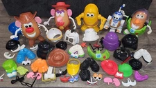 Large Lot 100+ Playskool Mrs Potato Head Toy Disney World Star Wars Toys More