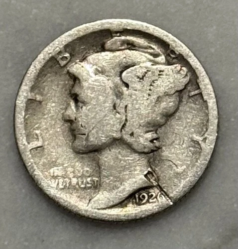 1926-S Mercury Dime - AG - About Good - 90% Silver