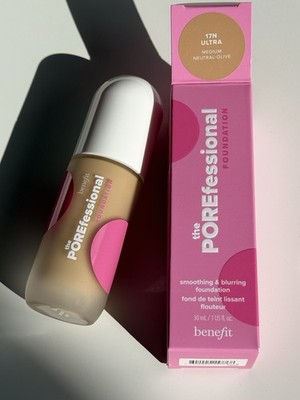 Benefit Cosmetics Porefessional Foundation 17N Ultra MEDIUM NEUTRAL OLIVE 30ml