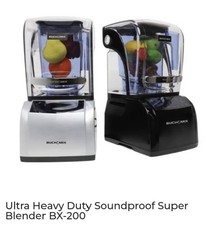 Buchymix ultra Heavy Duty Soundproof Blender BX-200. Silver 