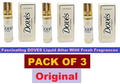 Original Dove Soap French Fragrance for unisex Liquid RollOn Attar 6ML PACK OF 3