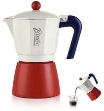 6 Cup Stovetop Espresso Coffee Maker, Moka Pot for Italian and Cuban Café Brew