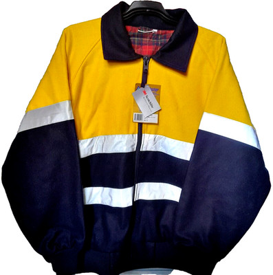 3m Scotch lite master Industries Workwear hi-vis Wool Bluey Jacket 4XL With Tags