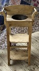 Reproduction Washstand w/ Copper Bowl 35” Tall- 20” W - 11.5” D Offers Welcome — photo 2