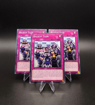 3x ''Backup Team DIFO-EN085 C''  Yugioh Tcg - 1.A, EN, NM+
