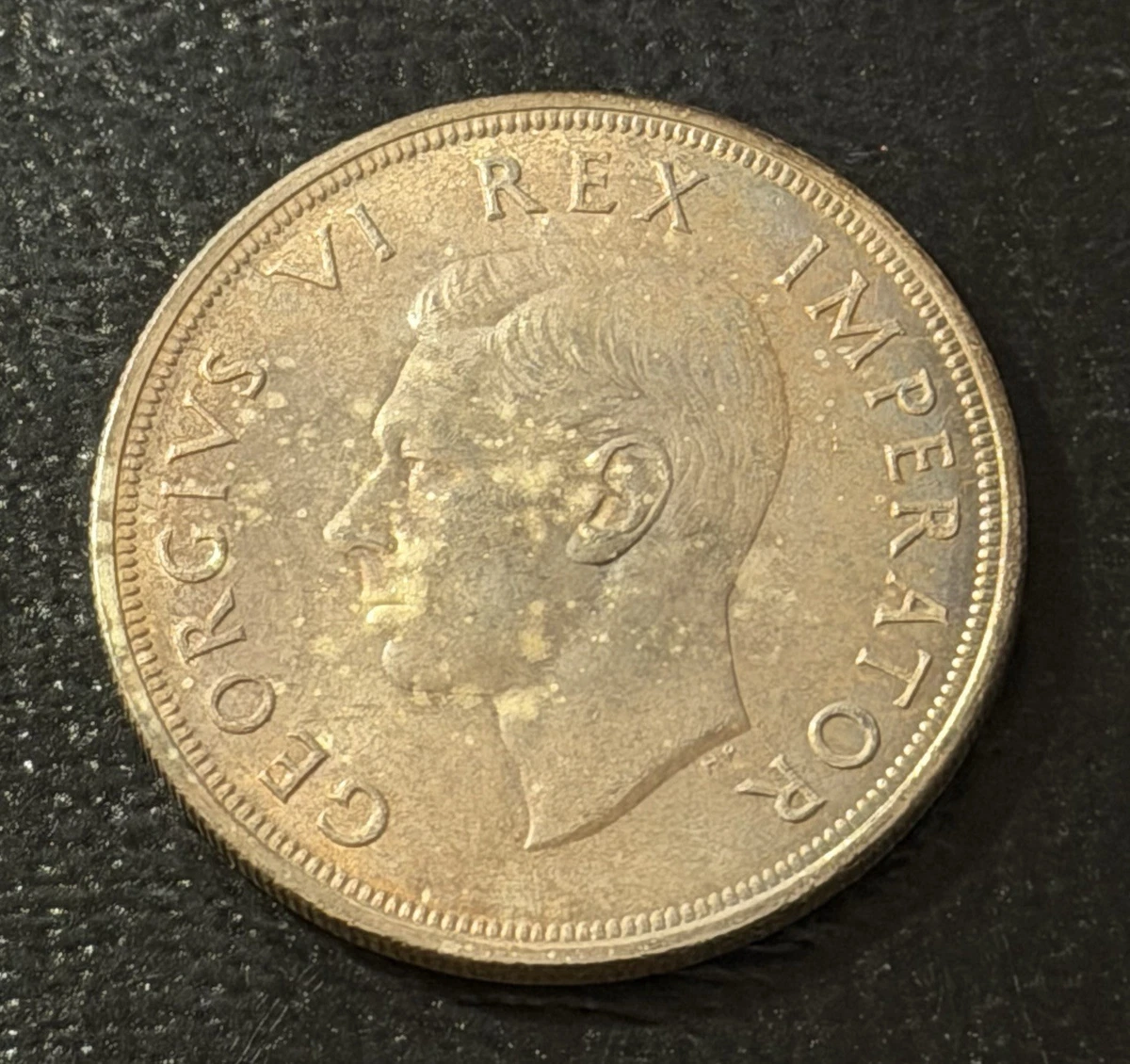 1947年 南アフリカ 5シリング銀貨 e VI 銀0.800 1947年 南アフリカ 5シリング銀貨 e VI 銀0.800 1947年 南アフリカ 5