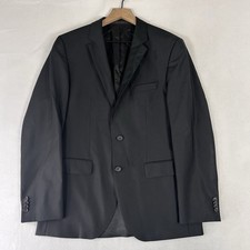 Hugo Boss Men s Wool Blazer 38R Jam75 Sharp3 Slim 2 Button Gray Sport Coat