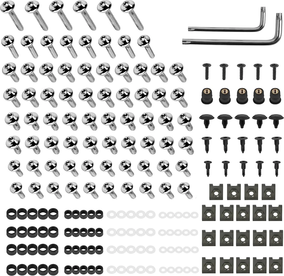 Kit de tornillos de perno de carenado de acero inoxidable para BMW R1150RT 2001-05 R1100RT 1994-01 Foto 4 de 4