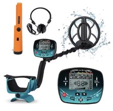 Metal Detector With Headphones And Pinpointer