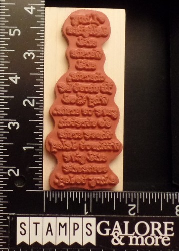 IMAGINE RUBBER WORKS STAMPS A HUG DELIGHTS GOD GAVE US ARMS SOMEONE A HUG #1351 - Picture 2 of 2