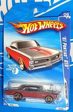 Hot Wheels 2010 Faster Than Ever Series #134 '67 Pontiac GTO Mtflk Gray w/ FTEs