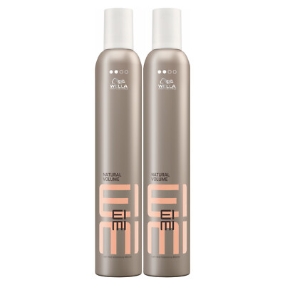 WELLA EIMI NATURAL VOLUME Styling Mousse Volumenschaum Schaumfestiger 2x 500 ml