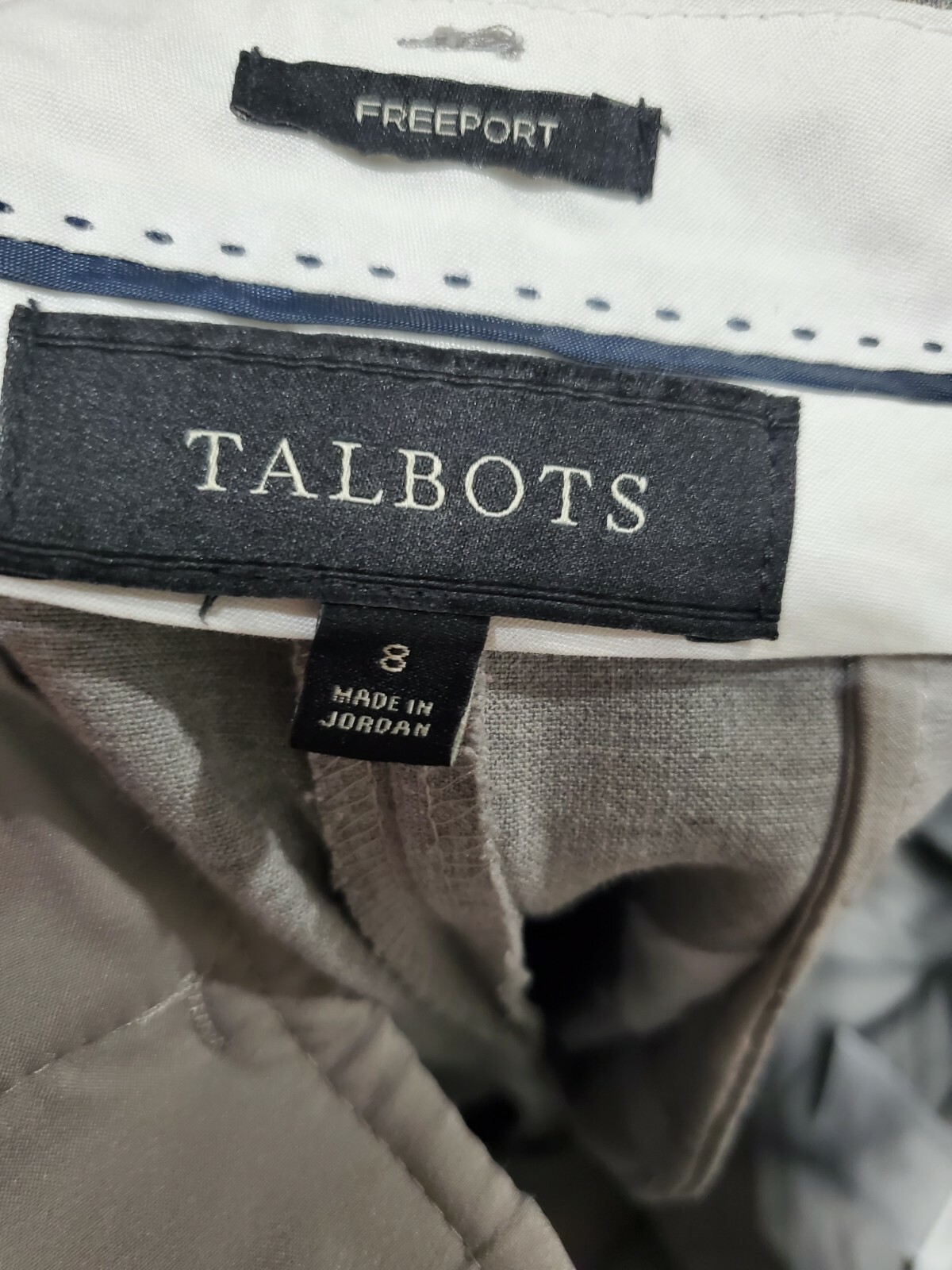 Talbots Women's Solid Gray Polyester Mid Rise Pul… - image 7