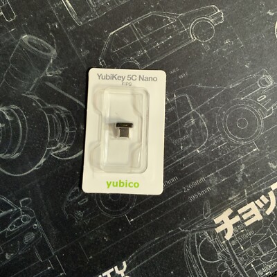 Yubico YubiKey 5C Nano FIPS certified FIDO2 Multi-factor Passkey USB-C