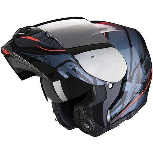 Casco Modulare Scorpion Exo 3000 AIR Creed rosso nero tg s in fibra | eBay