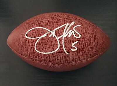 joe flacco signed football