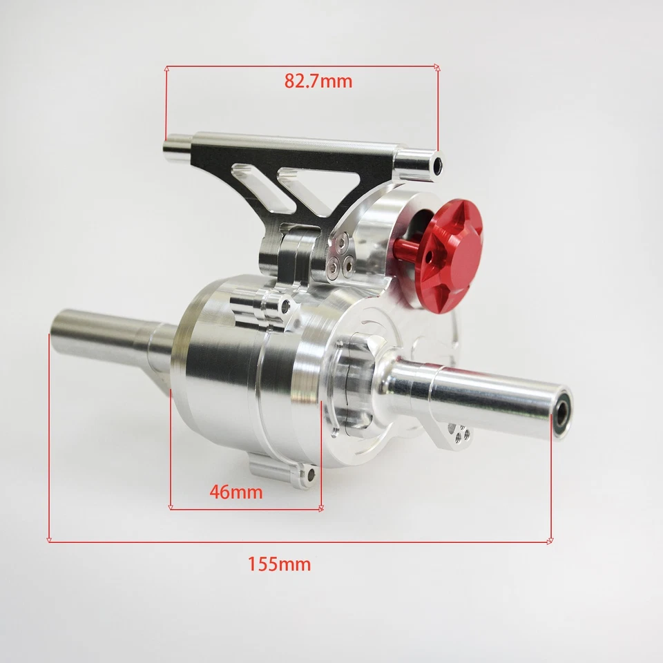 Aluminum gearbox Housing B PartsBag For Tamiya CW01/Lunch Box/Midnight Pumpkin - Image 2 of 4