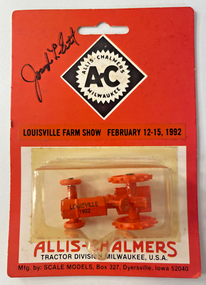 1/64 Allis Chalmers U Tractor, 1992 Lousiville Farm Show SIGNED JOSEPH ERTL