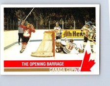 HOCKEY CARDS FUTURE TREND CANADA CUP 1976 THE OPENING BALANCE  NO536