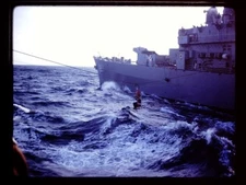 6 Slides Hi Line Transfer USS CARPENTER DD-825 Ship to Ship 1968 + OTHER IMAGES