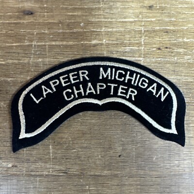 Harley Davidson HOG Lapeer Michigan Chapter Vest 5 x 2'' Patch