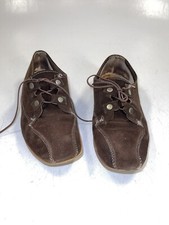 Hyde womens Sueded Leather Brown Bowling Shoes SIZE UNKNOWN 10 INCHES LONG