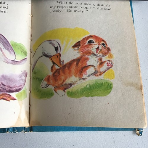 Vintage CHRISTOPHER KITTEN Hardcover Illustrated Book Tiny Elf Library 1968 T1 - Foto 4 di 4