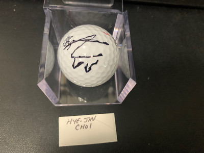 Hye-Jin Choi LPGA signed autographed Titlelist golf ball Korea HJ