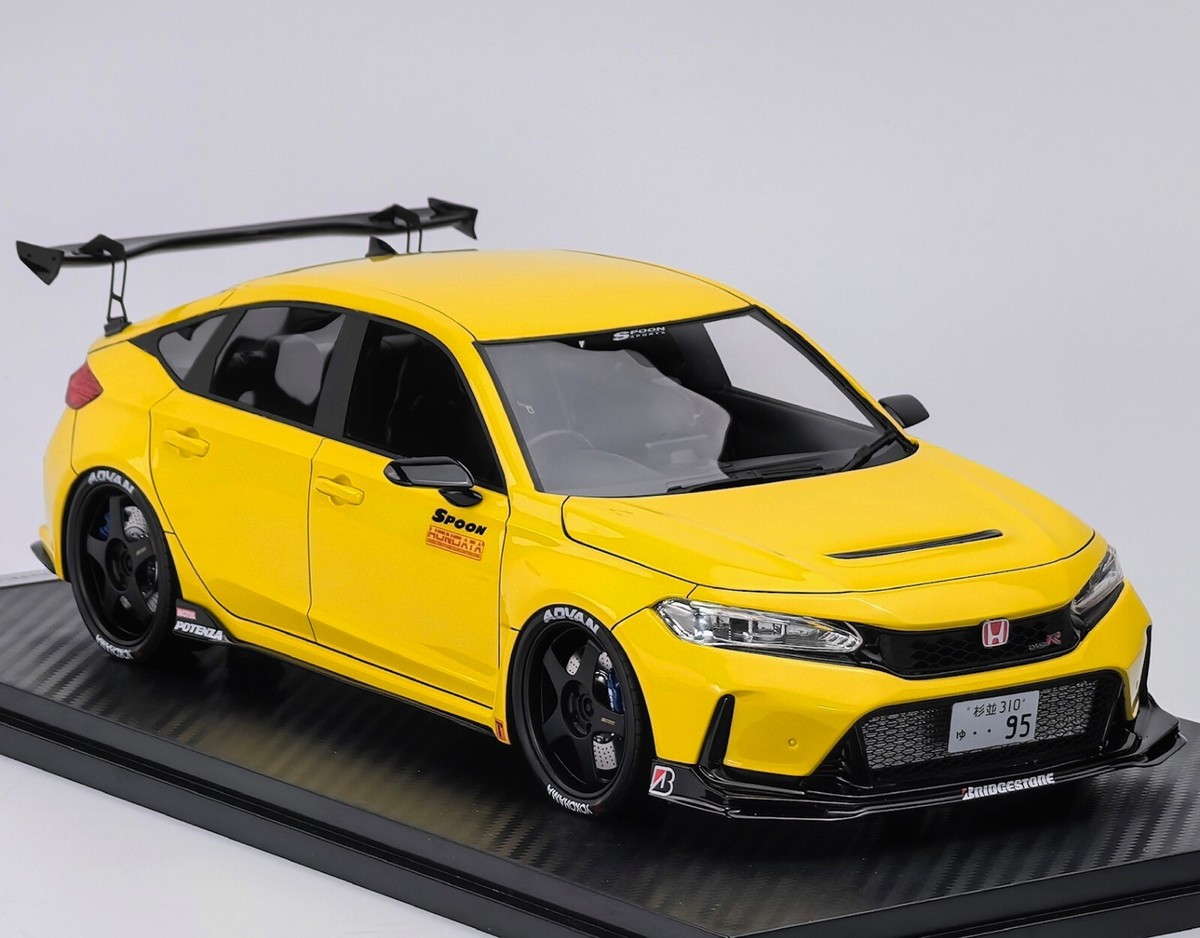 1/18 Peako Civic Type R FL5 Spoon Sport Yellow Limtied 50