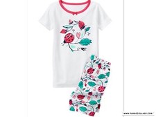 NEW GYMBOREE TROPICAL BREEZE LADYBUG GYMMIES PAJAMAS SLEEPWEAR SIZE 4