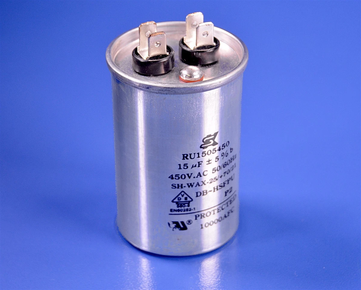 Climatek Motor Run Capacitor - 15 UF MFD 440 Volt Oval - Fits ClimaTek CAP99 1504O - View #3