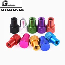 Colourful Knurled Thumb Nut Aluminum Alloy M3 M4 M5 M6 Thumb Nuts Hand Grip Knob