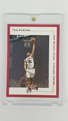 RED RUBY PARALLEL 2001-02 Fleer Premium Star Rubies Tim Duncan (SR143)   SPURS