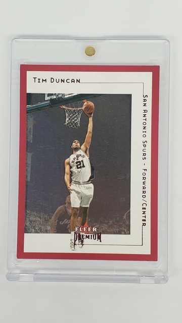 RED RUBY PARALLEL 2001-02 Fleer Premium Star Rubies Tim Duncan (SR143) 🏀 SPURS