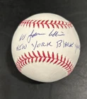 AUTOGRAPHED Baseball RARE Negro League JAMES COBBIN JSA Cert INSCRIBED NY Black