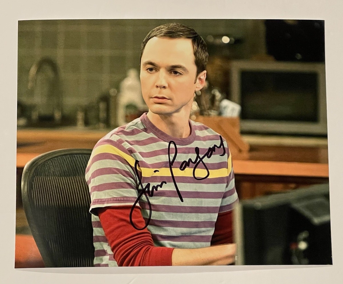 HWC Tradin A4 Jim Parsons Big Bang Theory Sheldon Cooper Gifts Printed Signed Signature Photo For TV Show Fans : Jim Parsons
