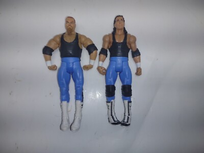 Mattel Bret Hart Jim Neidhart The Hart Foundation WWE Battle Pack 