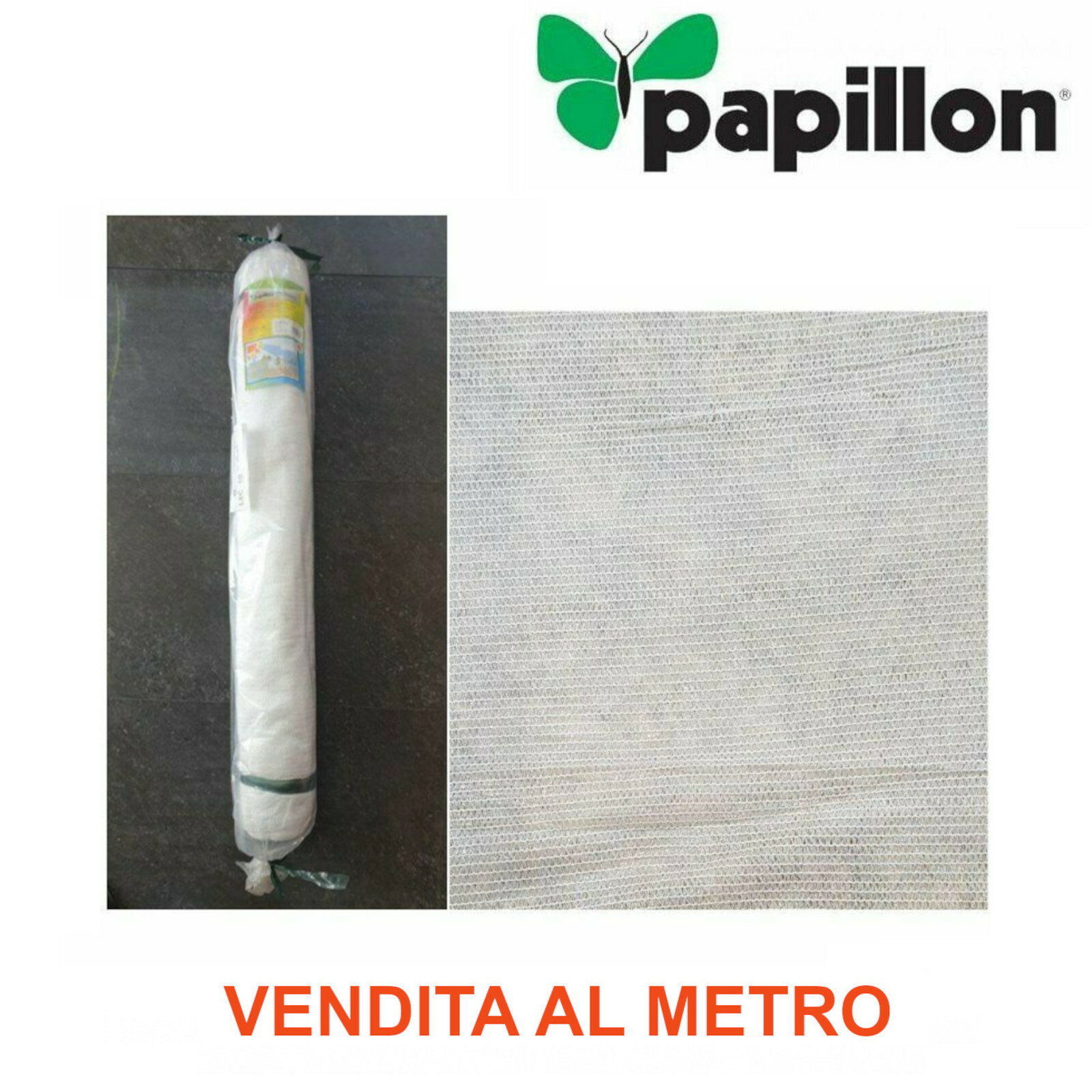 Telo rete ombreggiante Alta schermatura 90% oscurante Bianco frangisole Papillon